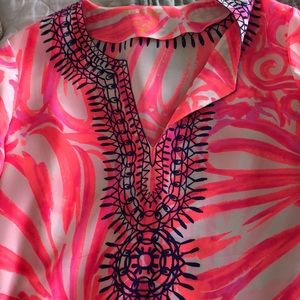 Lilly Pulitzer silk tunic
